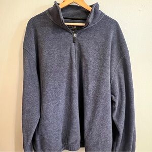 Croft & Barrow Men’s Blue Zip-Up Fleece